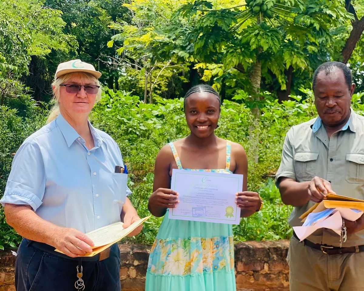 Ruth Henson With Student